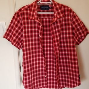Men's short sleeve button down
